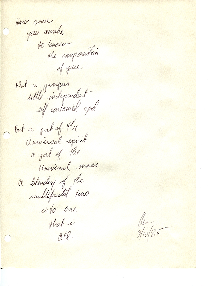 John WorldPeace Poems 1985 | World Peace Poems