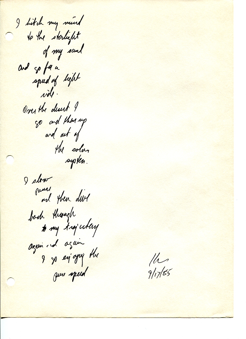 John WorldPeace Poems 1985 | World Peace Poems