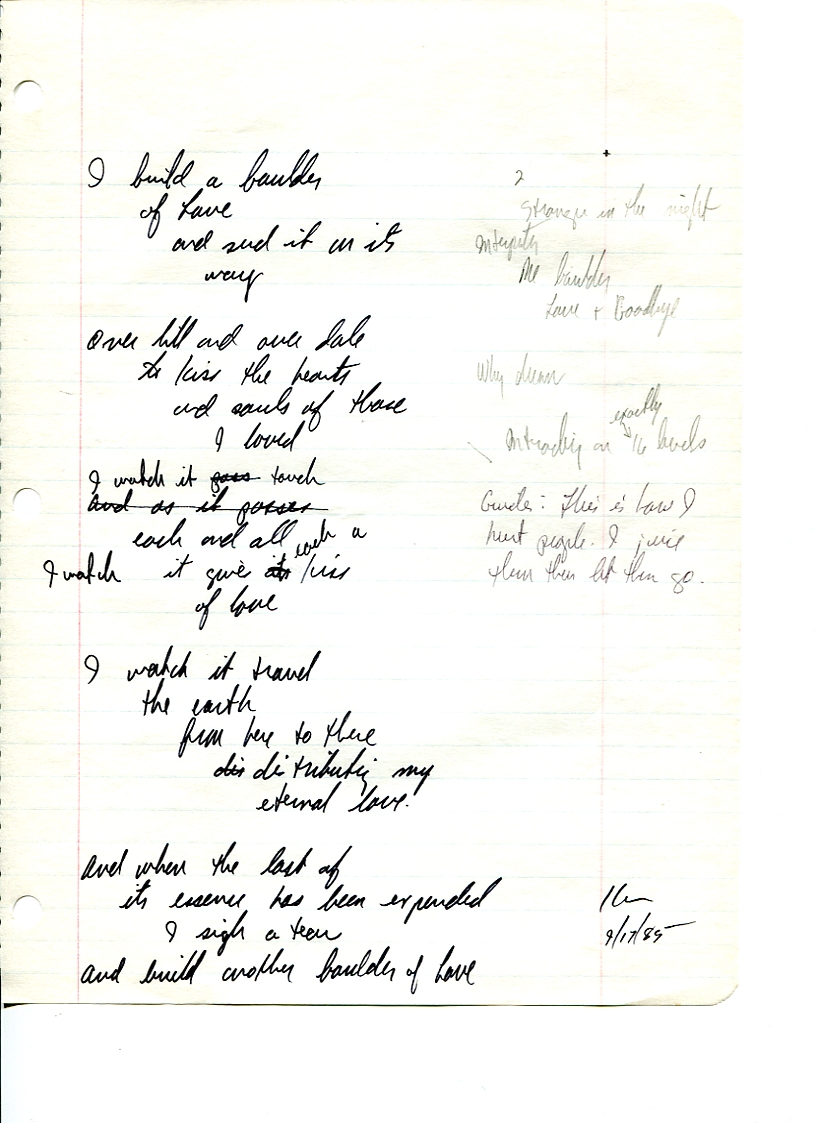 John WorldPeace Poems 1985 | World Peace Poems