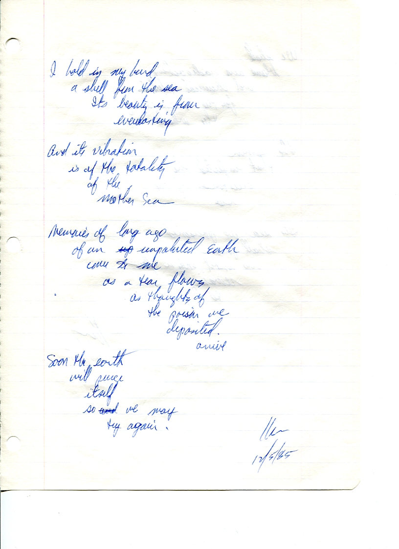 John WorldPeace Poems 1985 | World Peace Poems