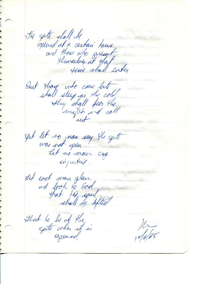 John WorldPeace Poems 1985 | World Peace Poems