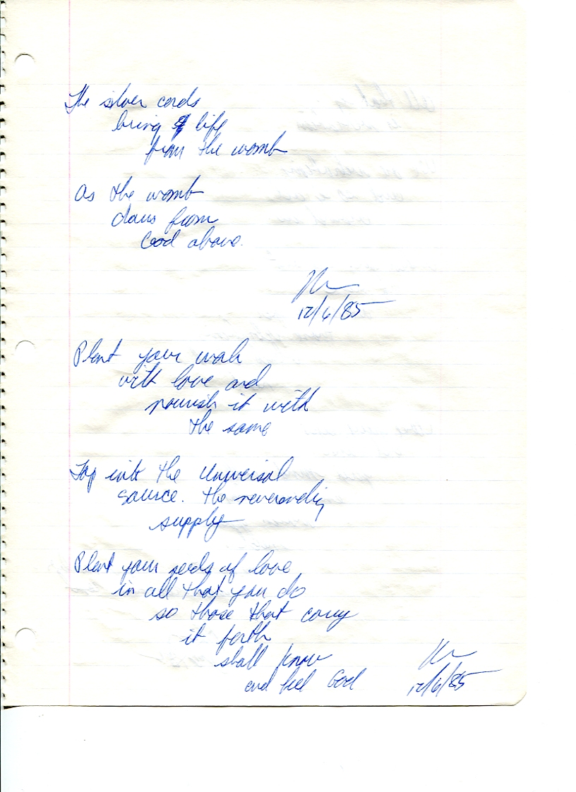 John WorldPeace Poems 1985 | World Peace Poems