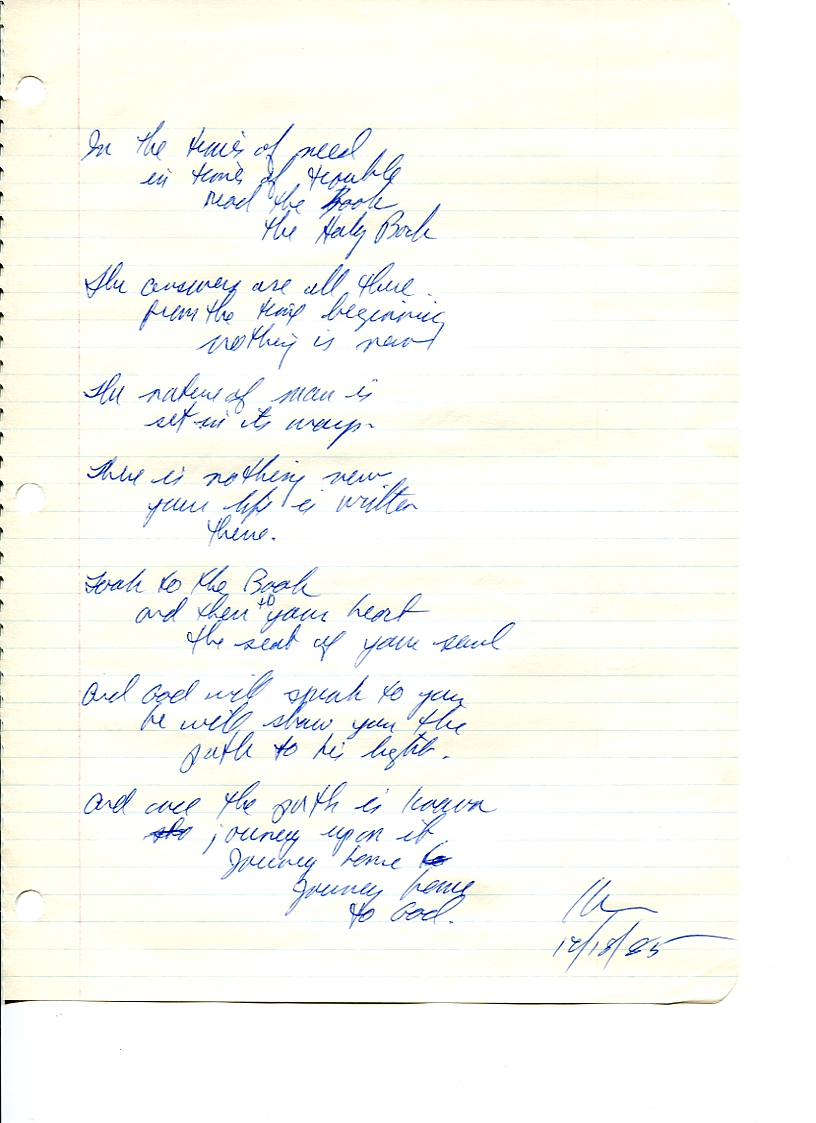 John WorldPeace Poems 1985 | World Peace Poems