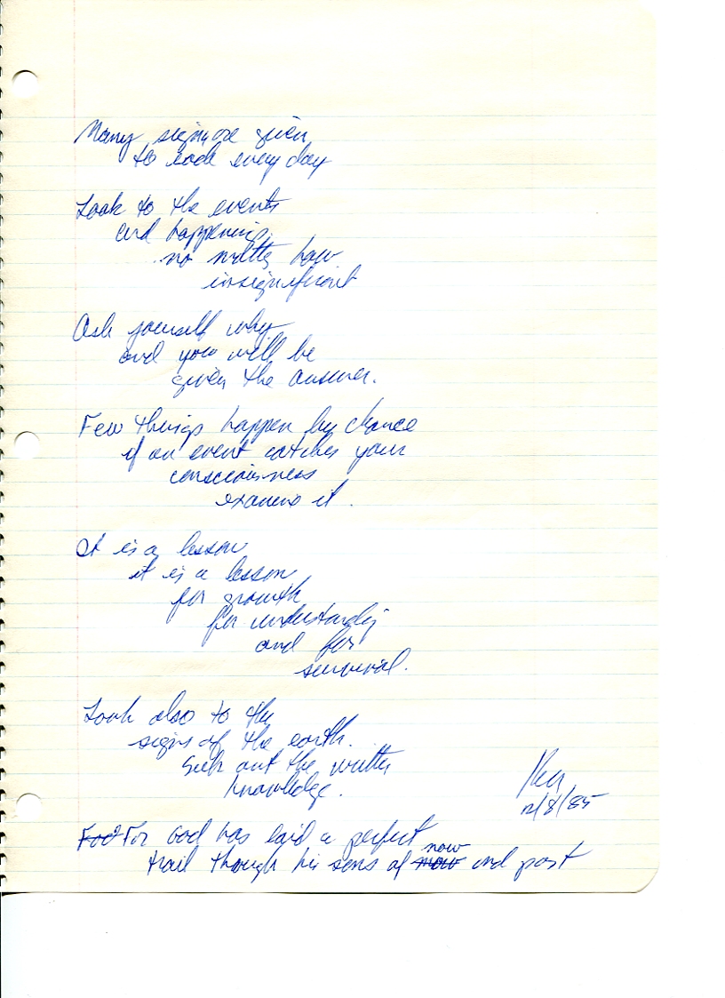 John WorldPeace Poems 1985 | World Peace Poems