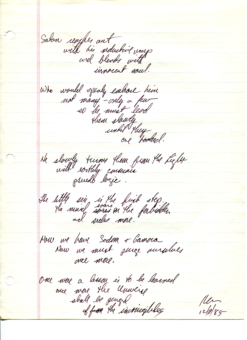 John WorldPeace Poems 1985 | World Peace Poems