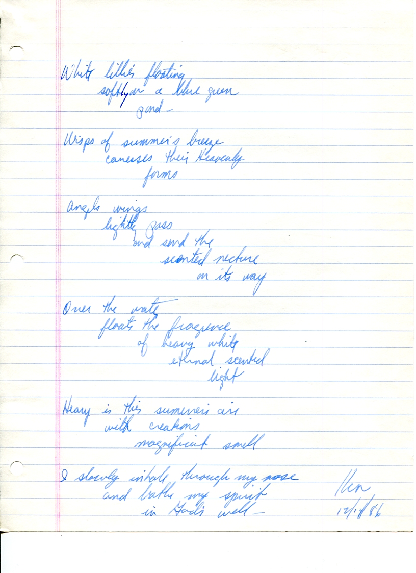 John WorldPeace Poems 1986 | World Peace Poems