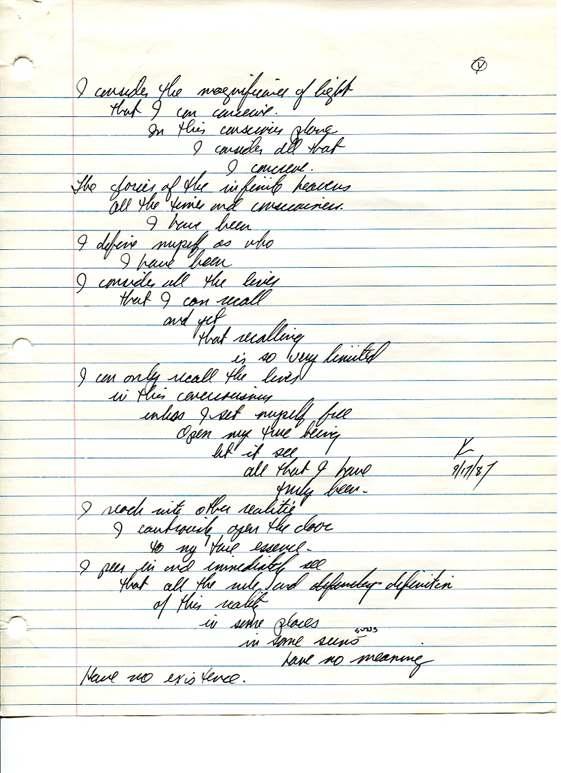 John WorldPeace Poems 1987 | World Peace Poems