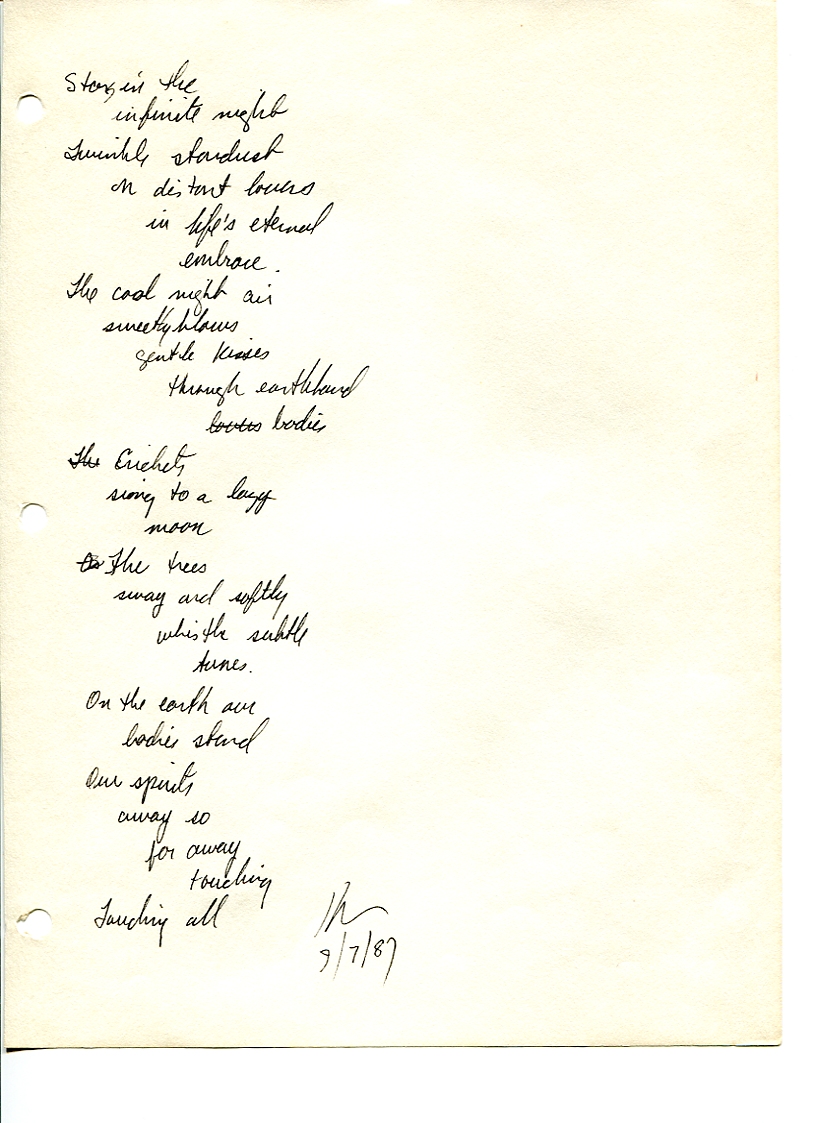 John WorldPeace Poems 1987 | World Peace Poems