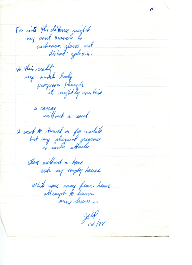 John WorldPeace Poems 1988 | World Peace Poems