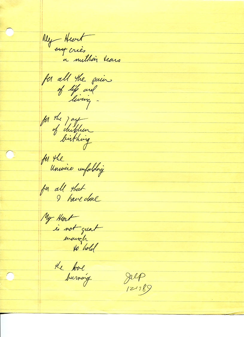 John WorldPeace Poems 1989 | World Peace Poems