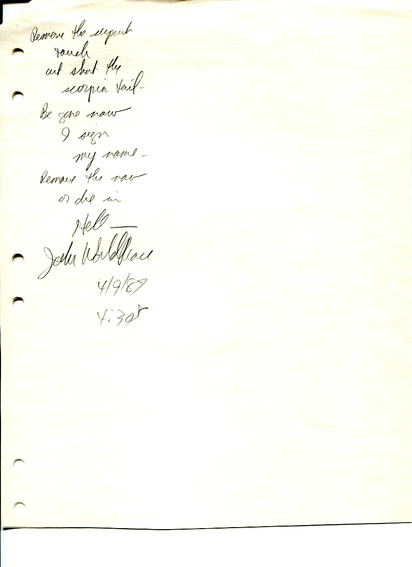 John WorldPeace Poems 1989 | World Peace Poems