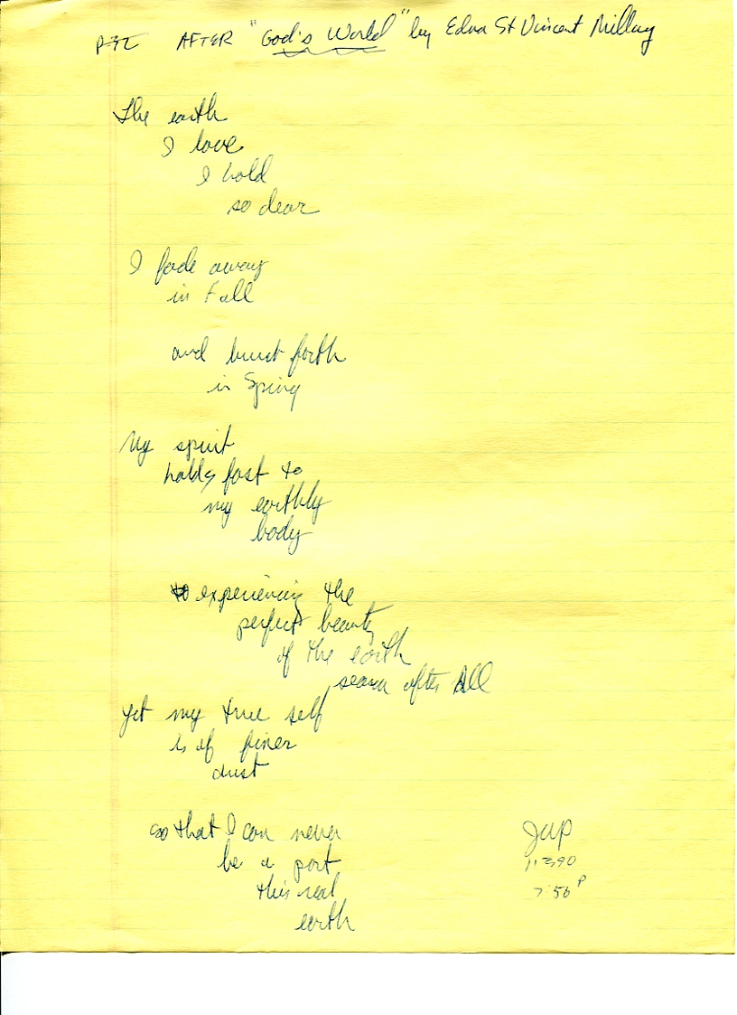 John WorldPeace Poems 1990 | World Peace Poems