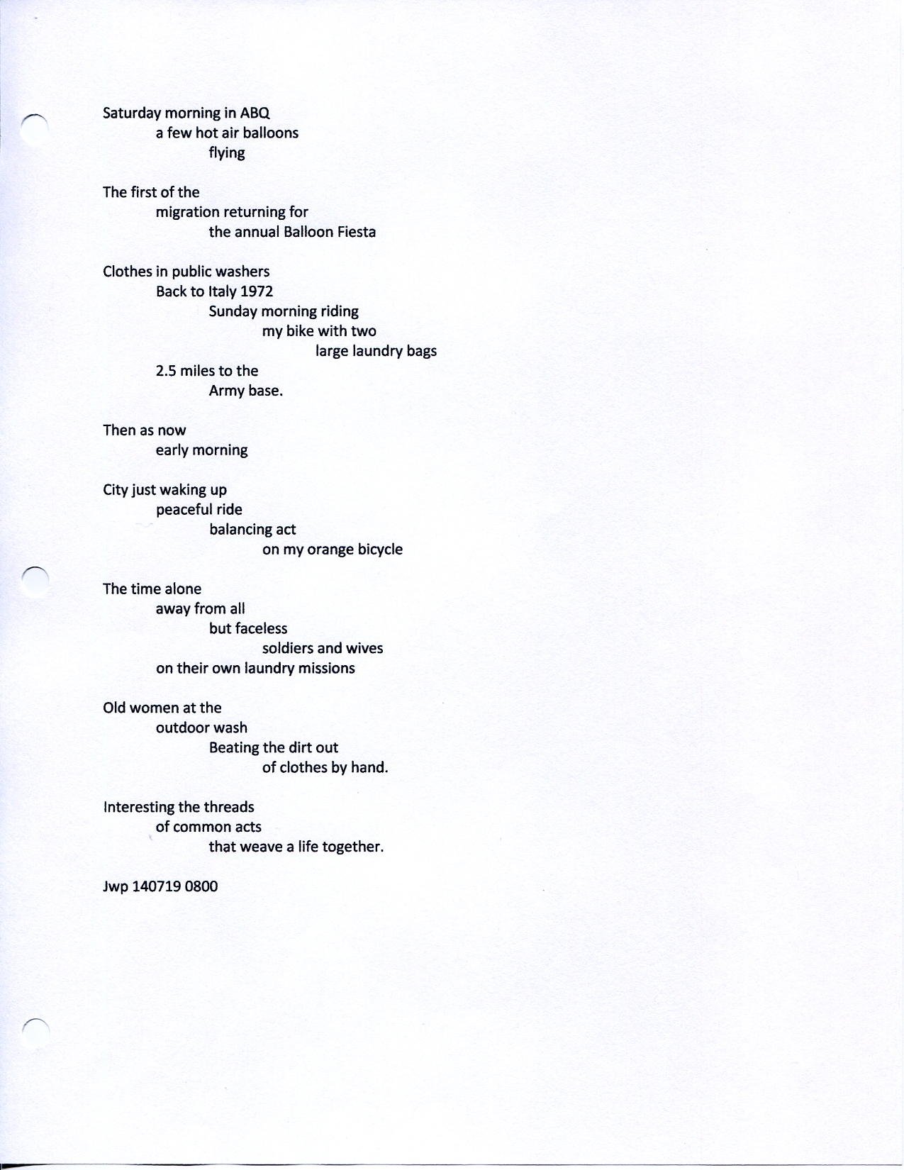 John WorldPeace Poems 2013