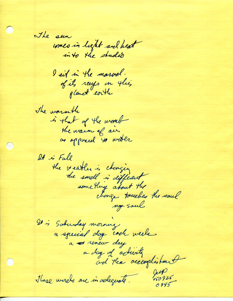 John WorldPeace Poems 2015